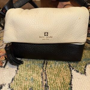 Kate Spade Black and White Crossbody Bag